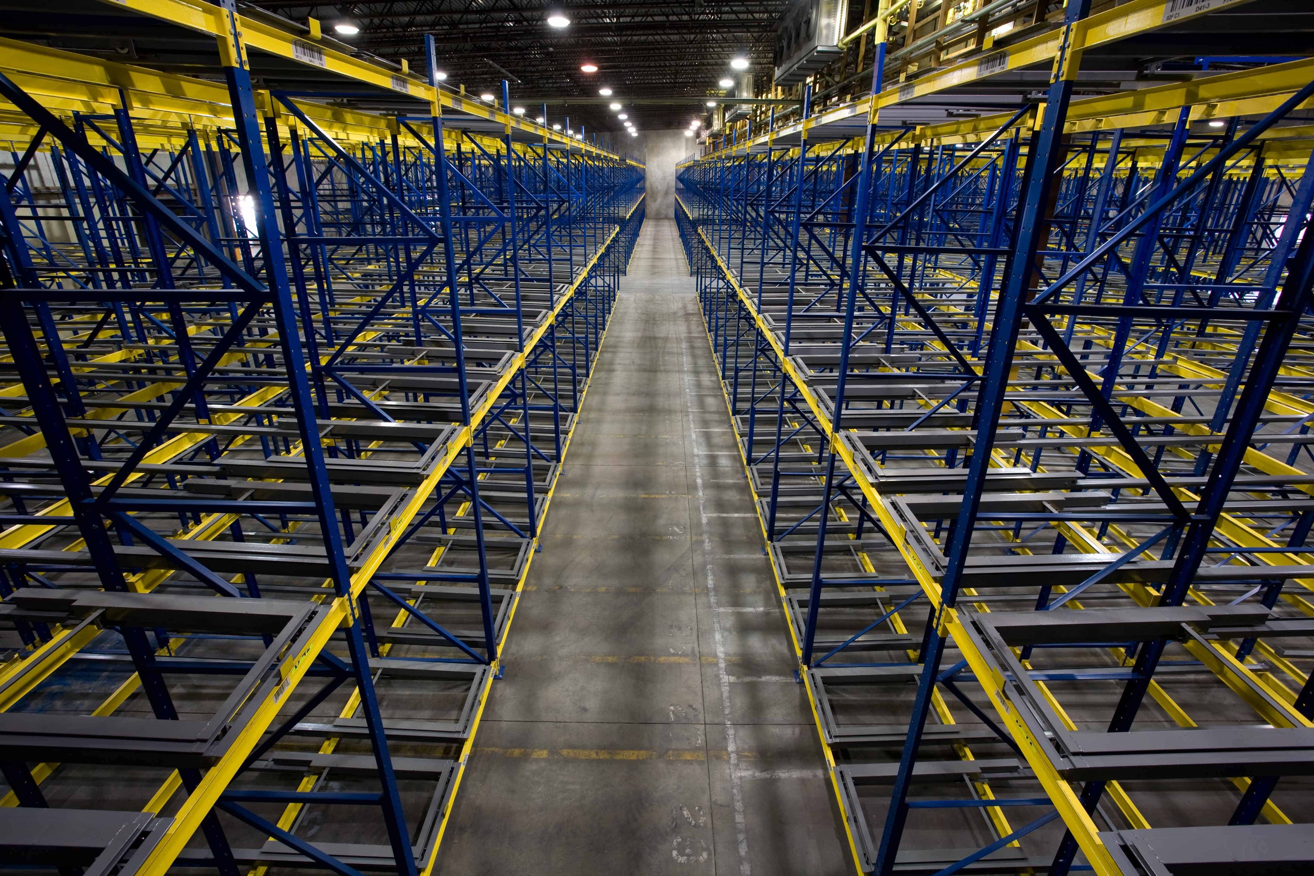 Push Back Racking Systems Southwest Warehouse Solutions 