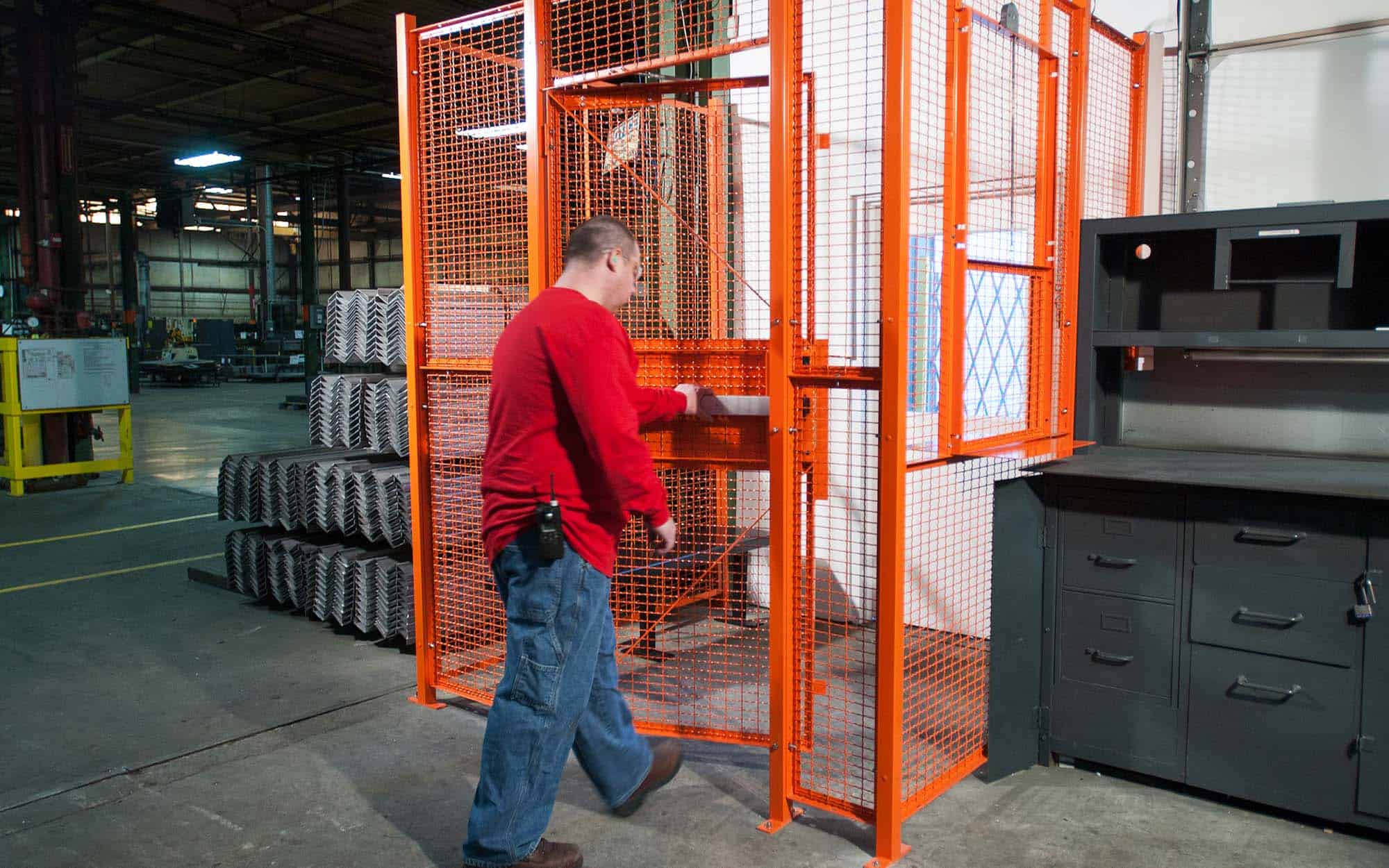 Security Cage Doors Southwest Material Handling