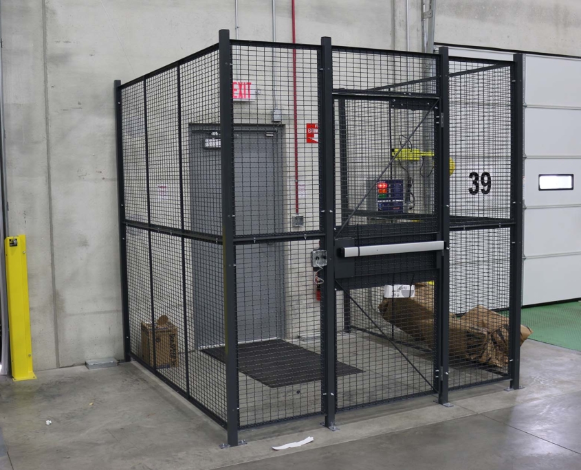 Security Cage Doors for delivery drivers