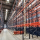 empty warehouse racks
