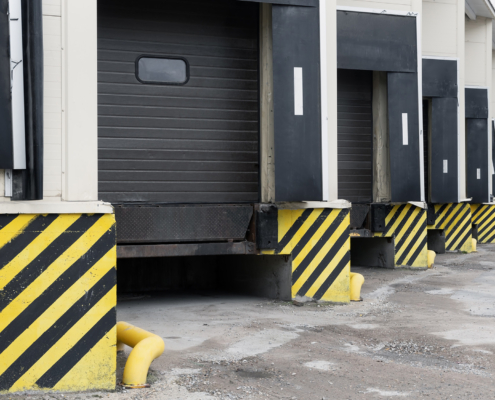 docks at warehouse